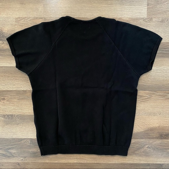 Calvin Klein Jeans Black Knit T Shirt - Picture 2 of 3